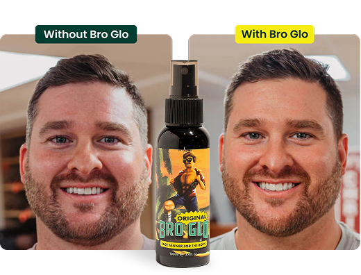 BEST SELLER Bro Glo Face Tanner Water-based and lightweight. Specifically designed for face and beard.